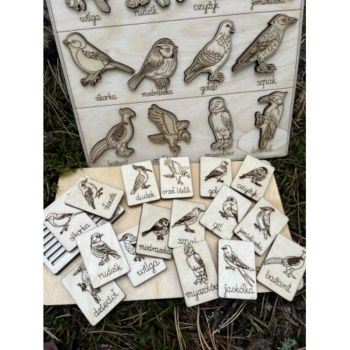 Drewniana układanka 